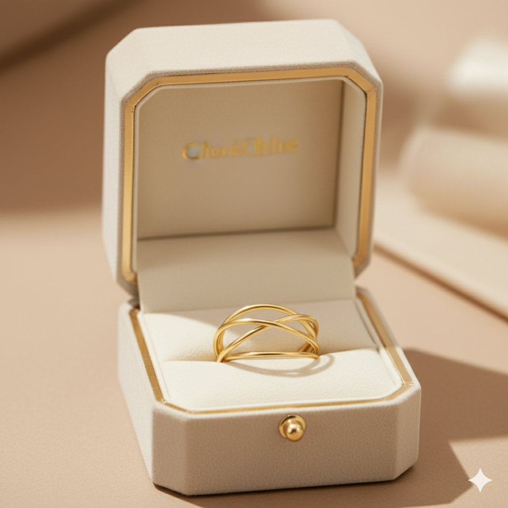 Infinity Loop - Gold Ring