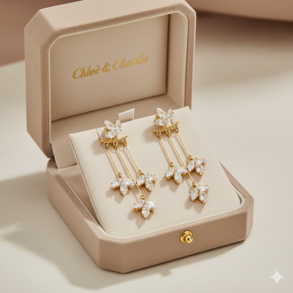 Elegant Waterfall Earrings