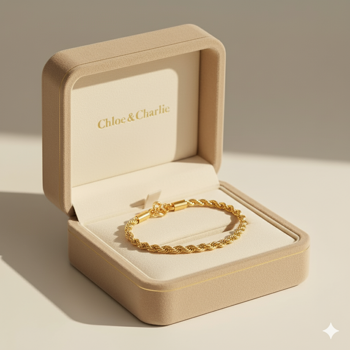 Twisted Chic Gold Bracelet