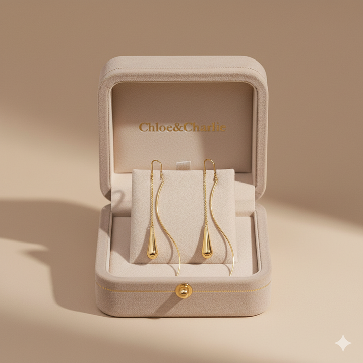 Teardrop Tassel Earrings