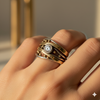 Royal - Vintage Gold Inlaid Ring
