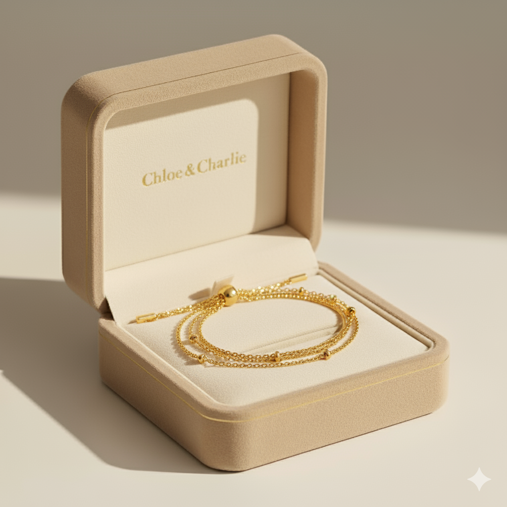 Pia Gold Layered Bracelet