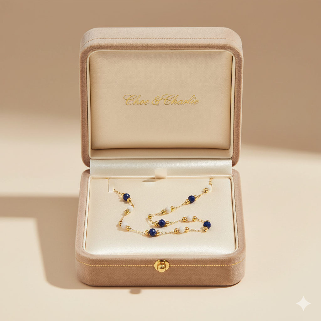 Luna Midnight Stone Necklace