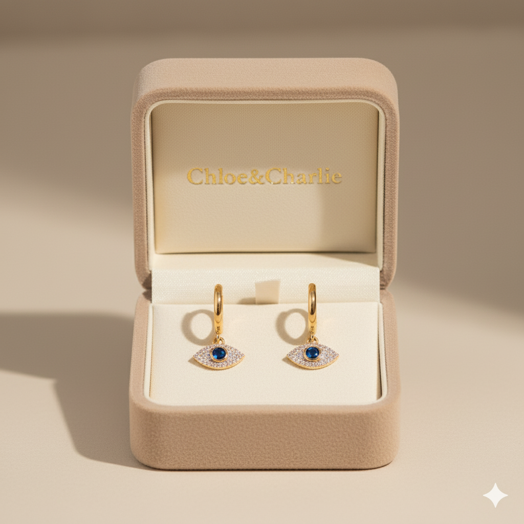 Sie Eye Drop Earrings