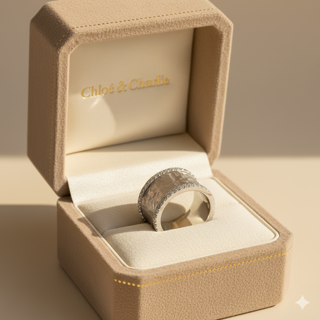 Vintage Silver Zirconia Ring