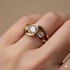 Exclusive Golden Spiral Ring