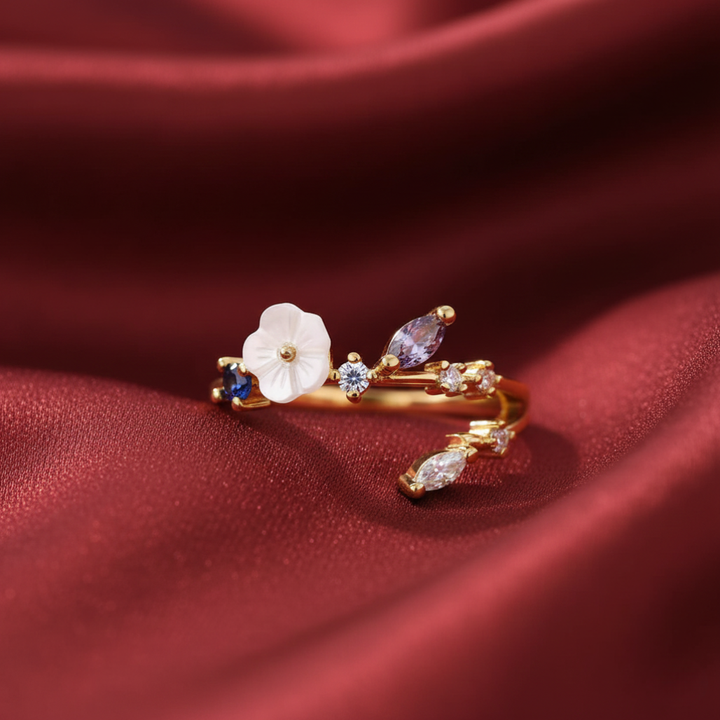 Joy - Gold Blossom Rings