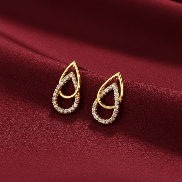 Lin Teardrop Link Earrings