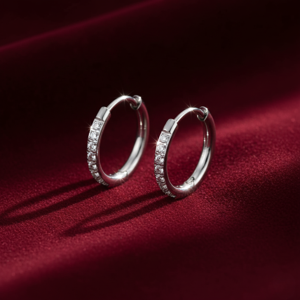 Eternity Hoop Earrings