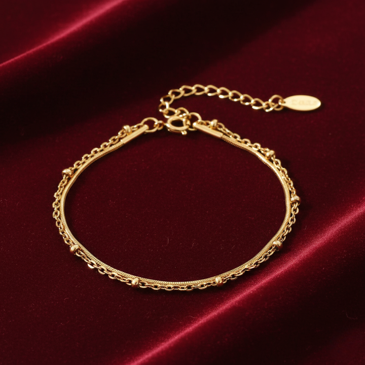 Pia Gold Layered Bracelet