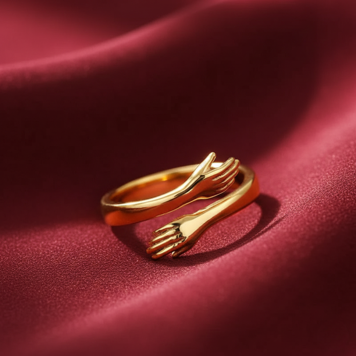 Love - Golden Hug Ring