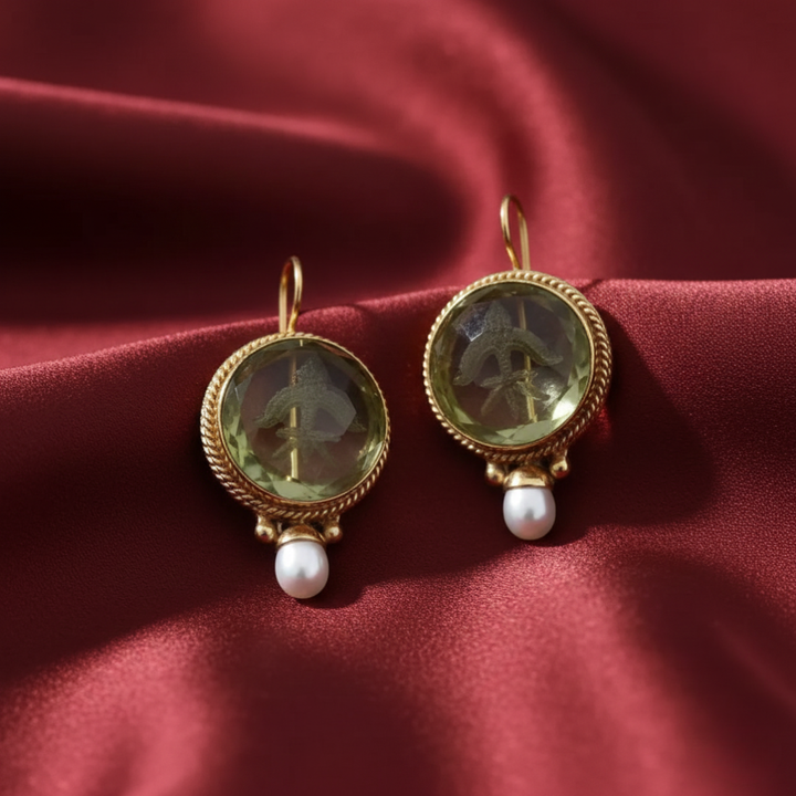 Forever - Emerald Earrings