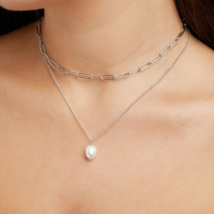 Angela Silver Necklace