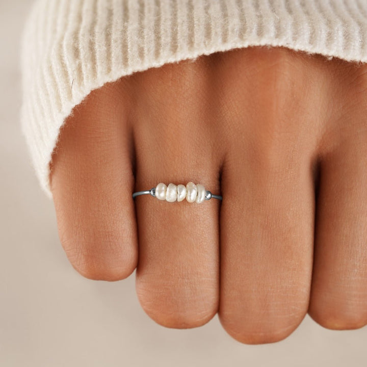 Classic Freshwater Silver Ring