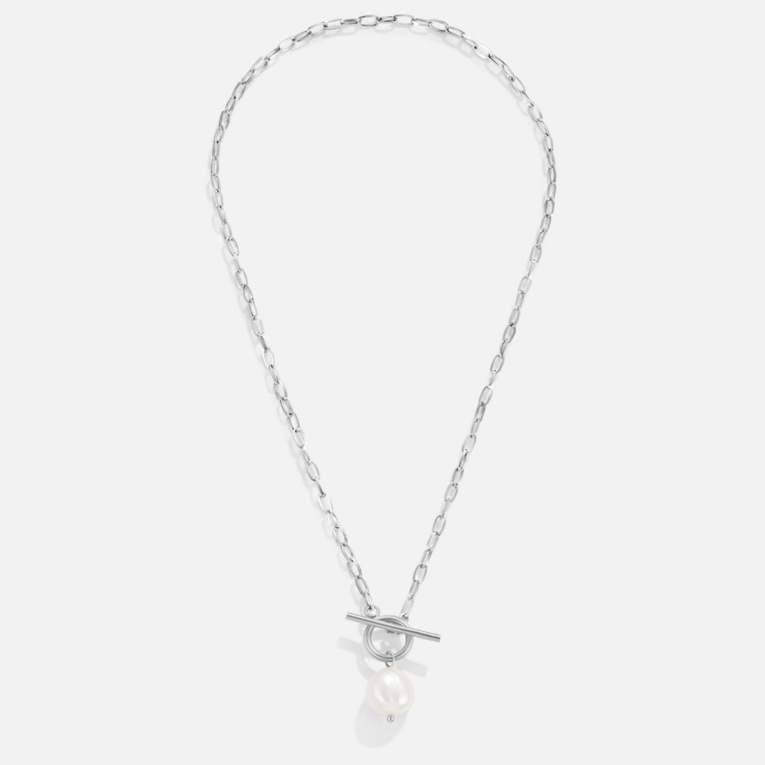 Eva Freshwater Silver Necklace