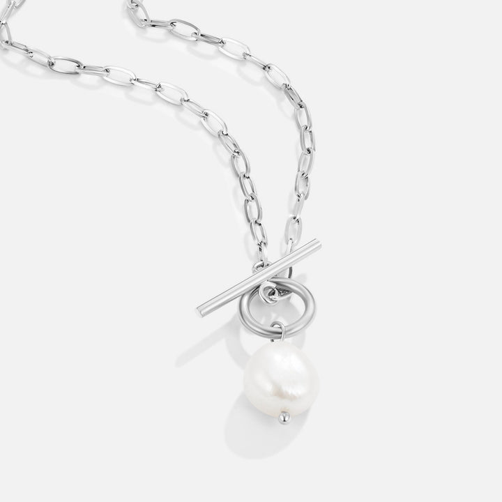 Eva Freshwater Silver Necklace