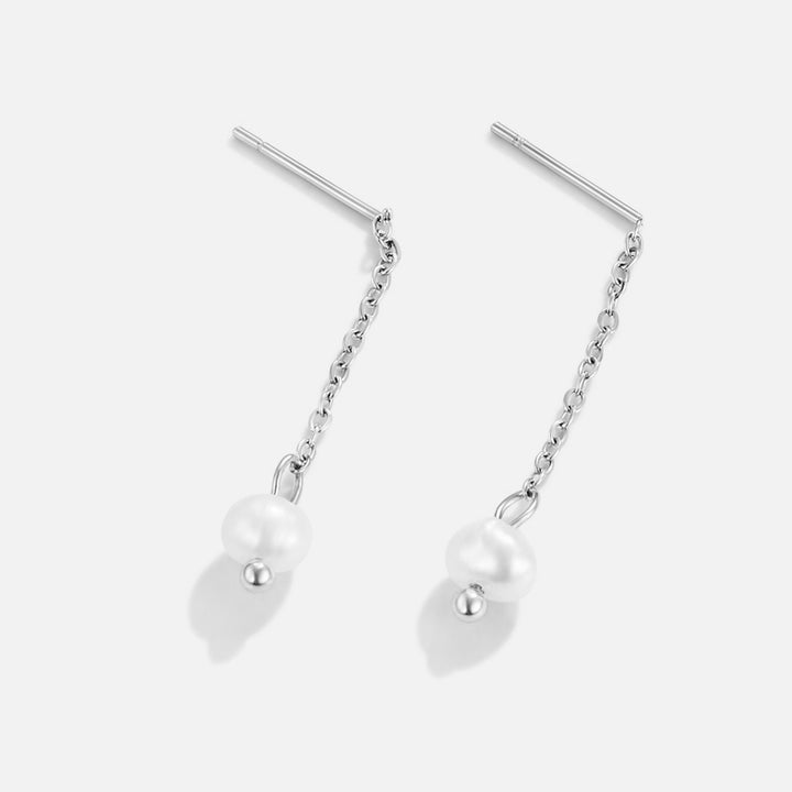 Silver Maria Drop Earrings